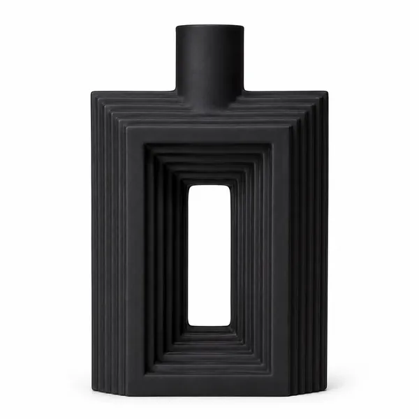 Ribbed_Hollow_Ceramic_Flower_Vase
