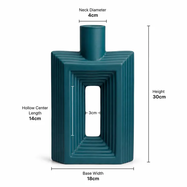 Ribbed_Hollow_Ceramic_Flower_Vase