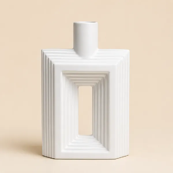 Ribbed_Hollow_Ceramic_Flower_Vase