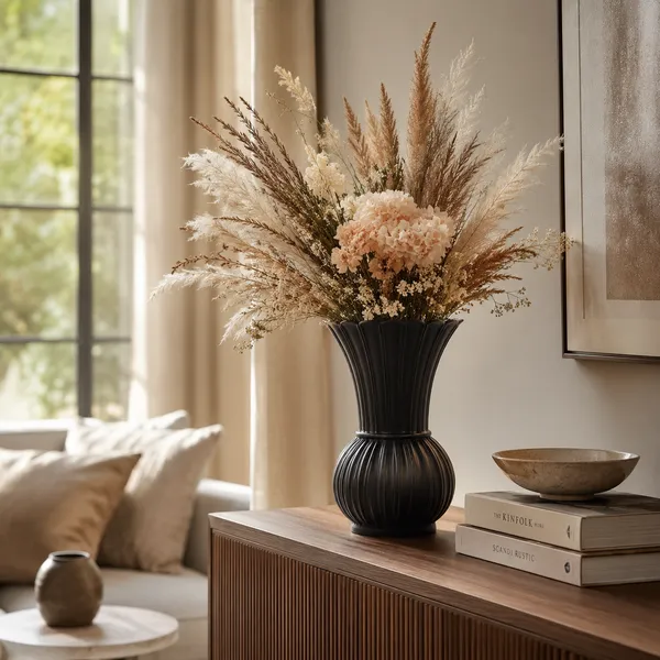 Scalloped_Ribbed_Ceramic_Flower_Vase