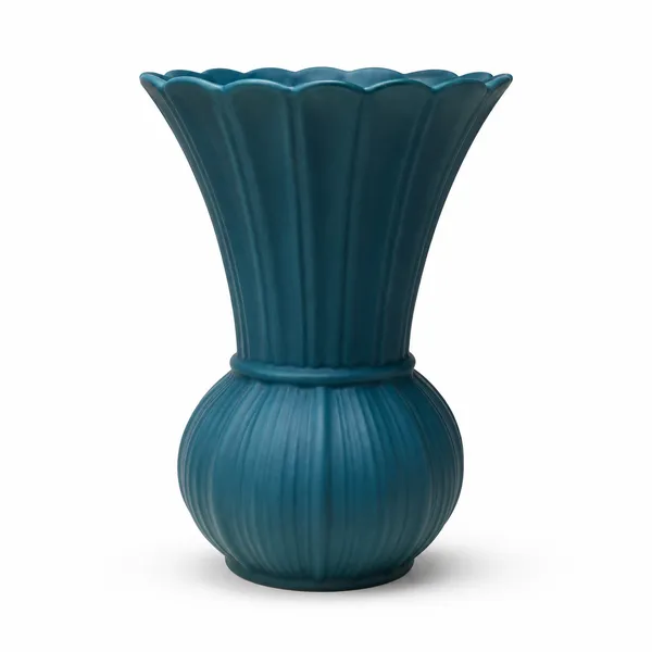 Scalloped_Ribbed_Ceramic_Flower_Vase