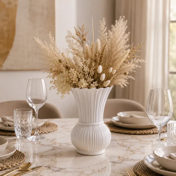 Scalloped_Ribbed_Ceramic_Flower_Vase