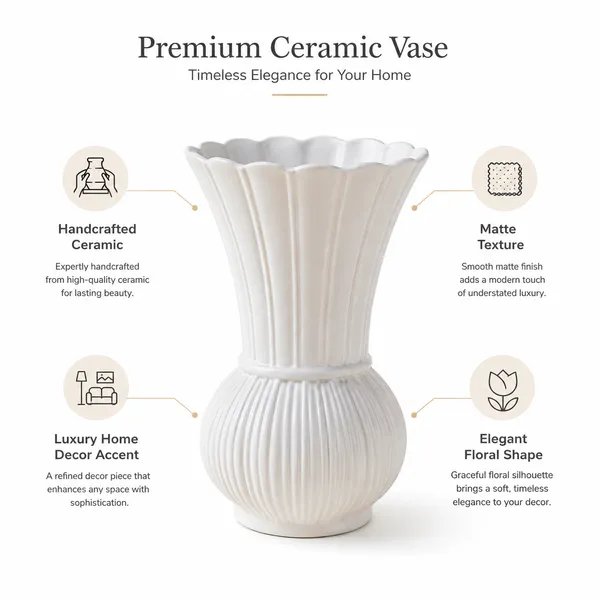 Scalloped_Ribbed_Ceramic_Flower_Vase