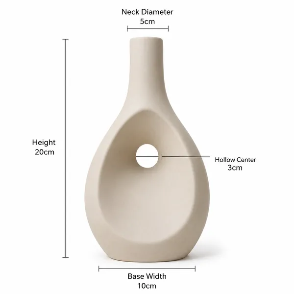 Modern_Teardrop_Hollow_Ceramic_Flower_Vase