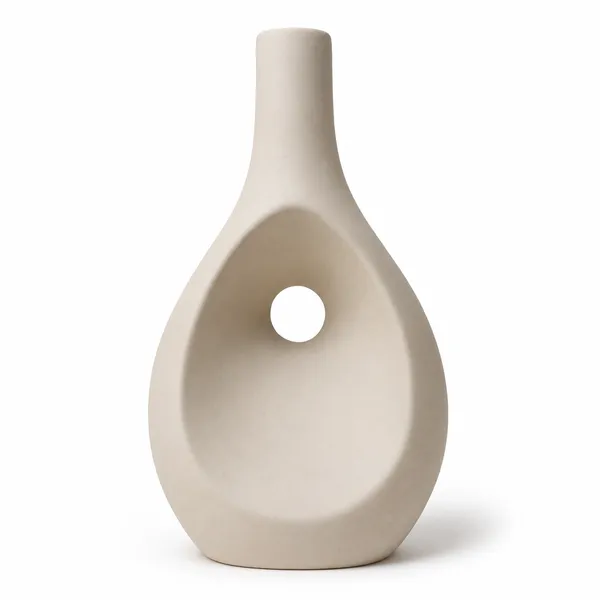 Modern_Teardrop_Hollow_Ceramic_Flower_Vase