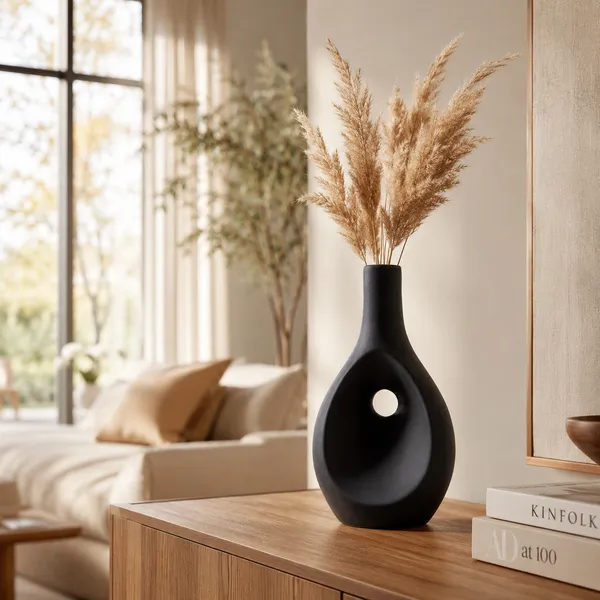 Modern_Teardrop_Hollow_Ceramic_Flower_Vase