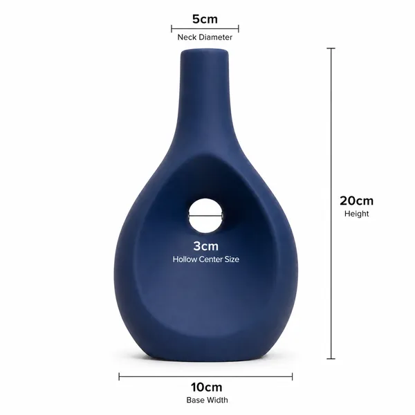 Modern_Teardrop_Hollow_Ceramic_Flower_Vase
