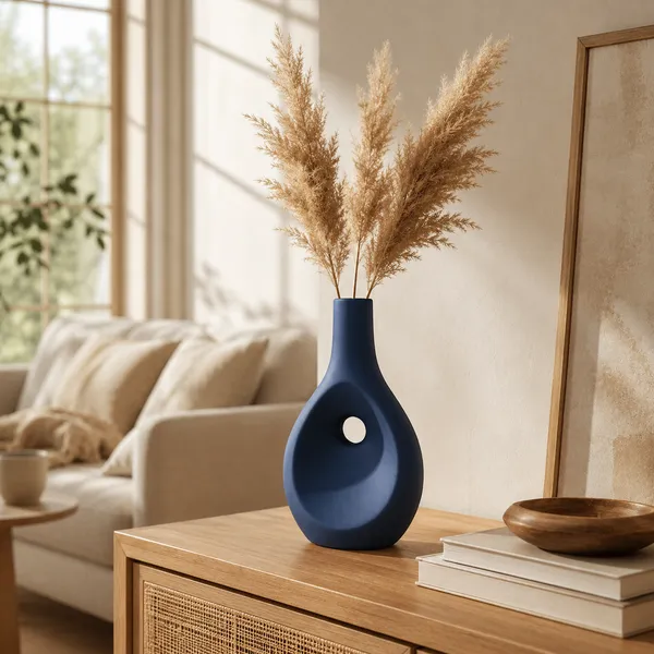 Modern_Teardrop_Hollow_Ceramic_Flower_Vase