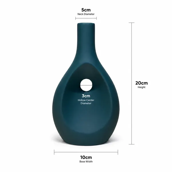 Modern_Teardrop_Hollow_Ceramic_Flower_Vase