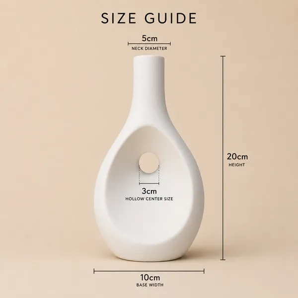 Modern_Teardrop_Hollow_Ceramic_Flower_Vase