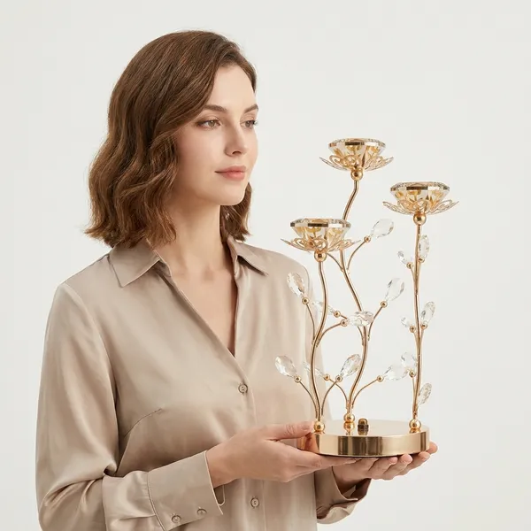3-Light_Golden_Candle_Holder_Stand_with_Crystal_Accents