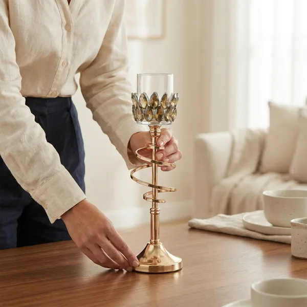 Decorative_Golden_Metal_Candle_Holder_with_Crystal_Accents