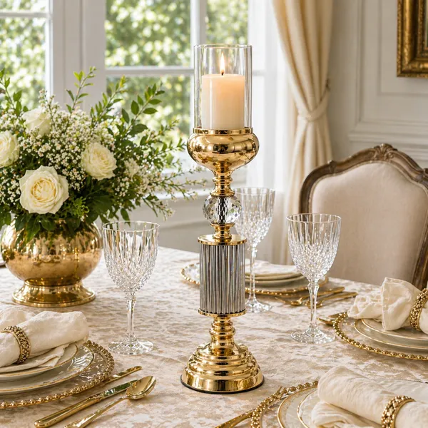 Elegant_Gold-Toned_Decorative_Perfume_Bottle_with_Smoke_Glass_and_Crystal_Accent