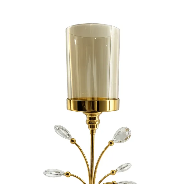 Elegant_Gold-Tone_Candle_Holder_with_Crystal_Leaves_and_Glass_Hurricane