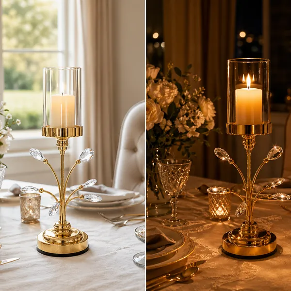 Elegant_Gold-Tone_Candle_Holder_with_Crystal_Leaves_and_Glass_Hurricane