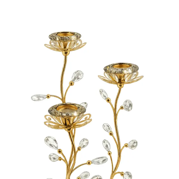 3-Light_Golden_Candle_Holder_Stand_with_Crystal_Accents