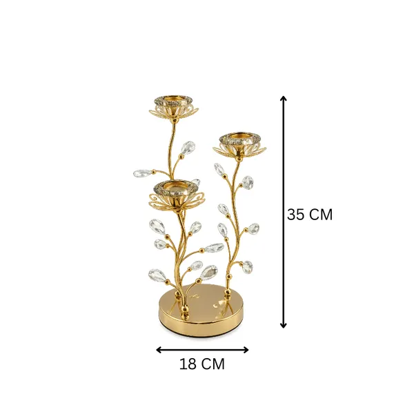 3-Light_Golden_Candle_Holder_Stand_with_Crystal_Accents