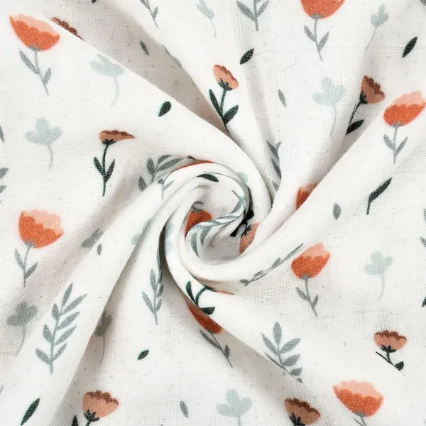 Ferns_&_Roses_6-layer_100%_Organic_Cotton_Muslin_Reversible_Blanket