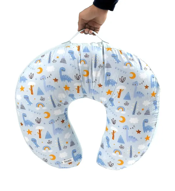 Dinoland_100%_Nursing/Feeding_Pillow_with_removable_organic_cotton_cover