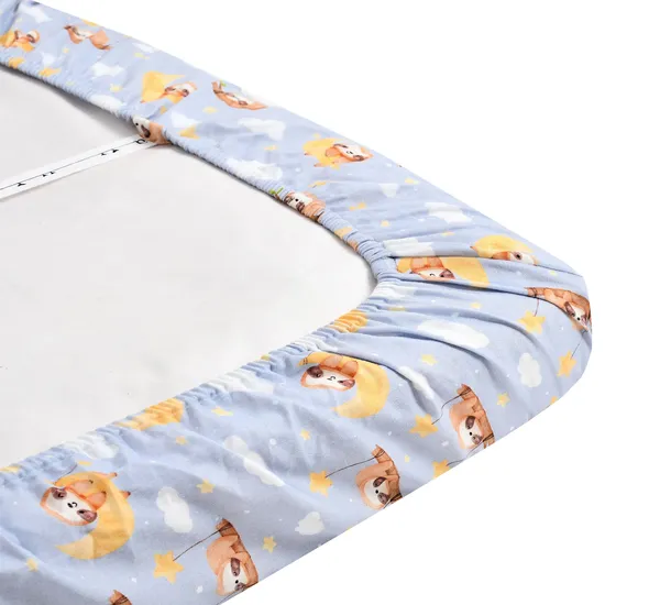 Koala_Dreams_100%_Satin_Fitted_Cribsheet_For_Baby_Bedding