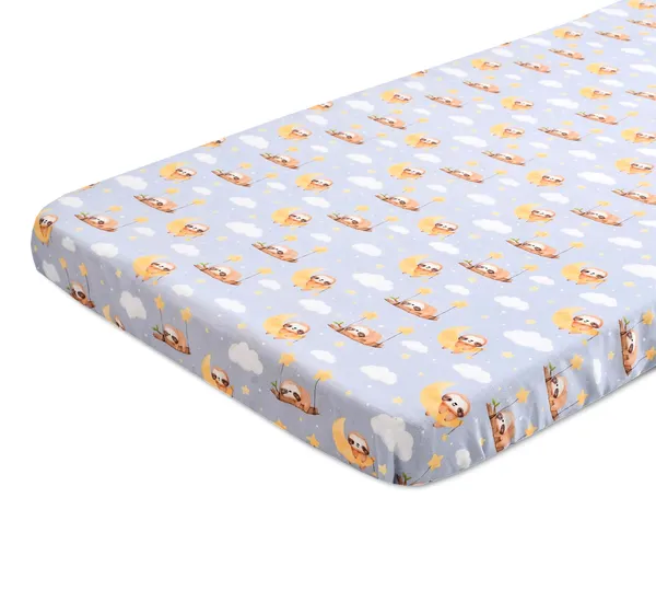 Koala_Dreams_100%_Satin_Fitted_Cribsheet_For_Baby_Bedding