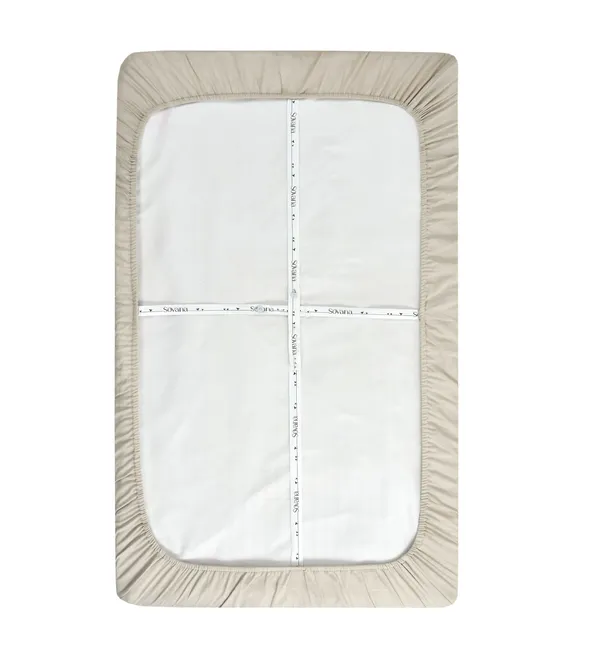 Solid_grey_100%_Satin_Fitted_Cribsheet_For_Baby_Bedding