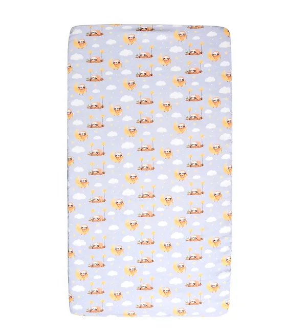 Koala_Dreams_Plus_Grey_Combo_100%_Satin_Fitted_Cribsheet_For_Baby_Bedding