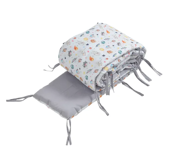 Pets_Of_The_Galaxy_Reversible_Cot/Crib_Bumpers_For_Baby_Bedding
