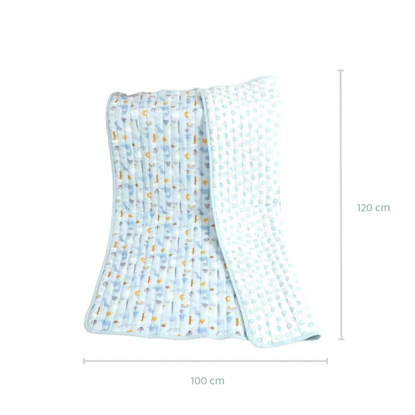 Dinoland_Bedding_Set:_Mattress,_Mustard_seed_pillow,_2_Bolsters,_and_quilt