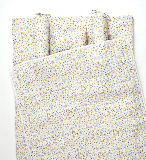 Eden_Garden_Bedding_Set:_Mattress,_Mustard_seed_pillow,_2_Bolsters,_and_quilt