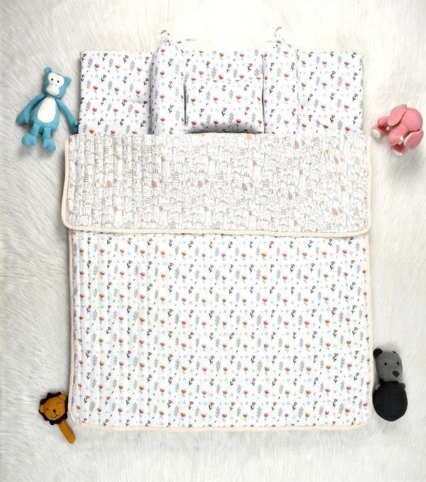 Ferns_&_Roses_Bedding_Set:_Mattress,_Mustard_seed_pillow,_2_Bolsters,_and_quilt