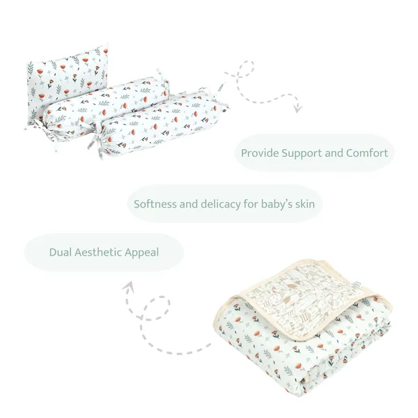 Ferns_&_Roses_Bedding_Set:_Mattress,_Mustard_seed_pillow,_2_Bolsters,_and_quilt