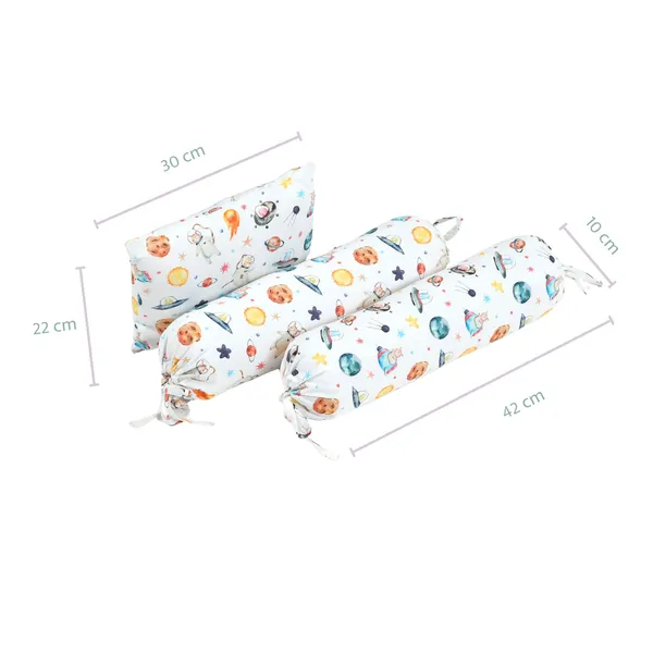 Pets_Of_The_Galaxy_Bedding_Set:_Mattress,_Mustard_seed_pillow,_2_Bolsters,_and_quilt