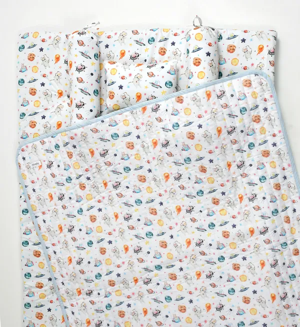 Pets_Of_The_Galaxy_Bedding_Set:_Mattress,_Mustard_seed_pillow,_2_Bolsters,_and_quilt