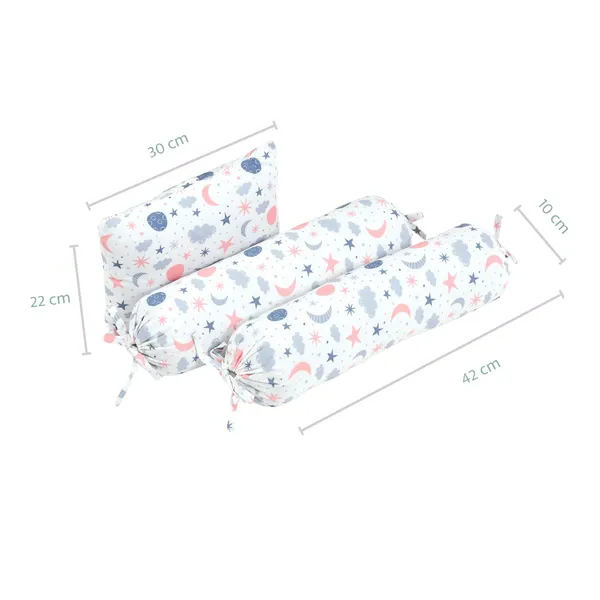 Twinklers_Bedding_Set:_Mattress,_Mustard_seed_pillow,_2_Bolsters,_and_quilt