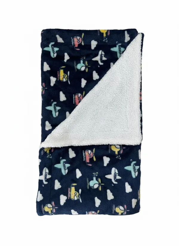 Chopper_Ride_Flannel_Sherpa_Blanket_