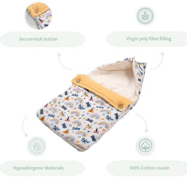 Dragonfly_100%_Organic_Cotton_Muslin_Carrier_Nest/_Sleeping_Bag