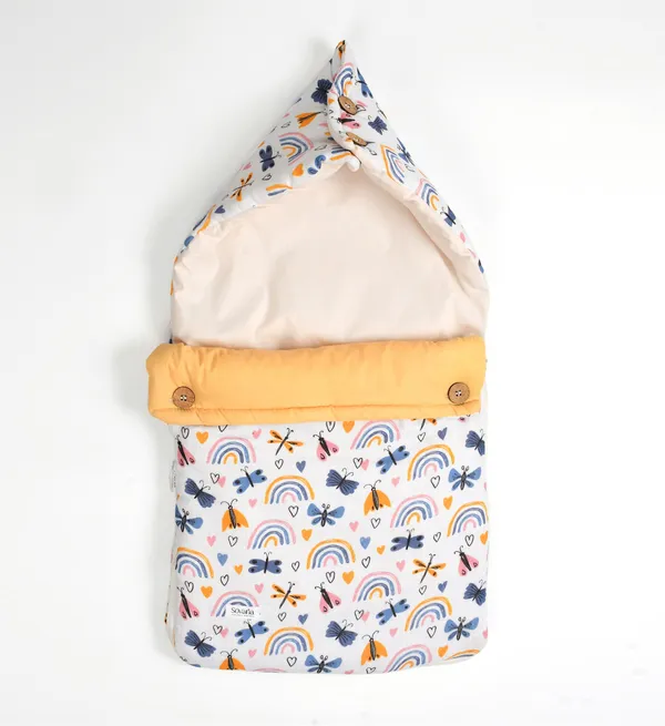 Dragonfly_100%_Organic_Cotton_Muslin_Carrier_Nest/_Sleeping_Bag