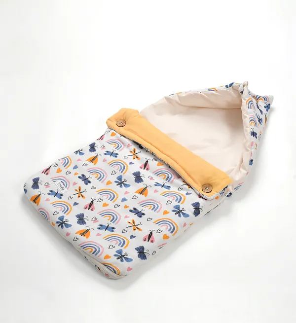 Dragonfly_100%_Organic_Cotton_Muslin_Carrier_Nest/_Sleeping_Bag