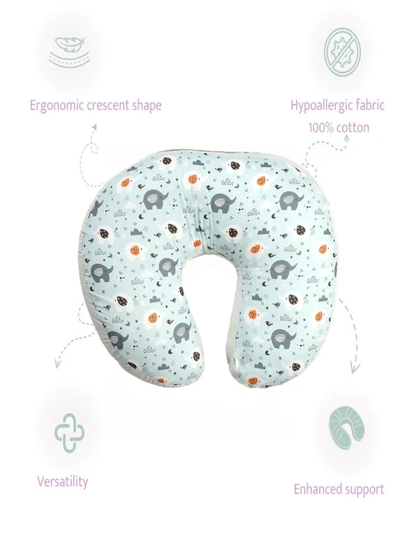 Appu_and_friends_100%_Nursing/Feeding_Pillow_with_removable_organic_cotton_cover