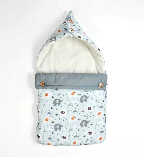 Appu_and_friends_100%_Organic_Cotton_Muslin_Carrier_Nest/_Sleeping_Bag