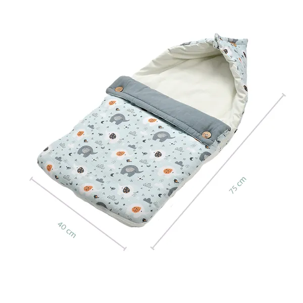Appu_and_friends_100%_Organic_Cotton_Muslin_Carrier_Nest/_Sleeping_Bag