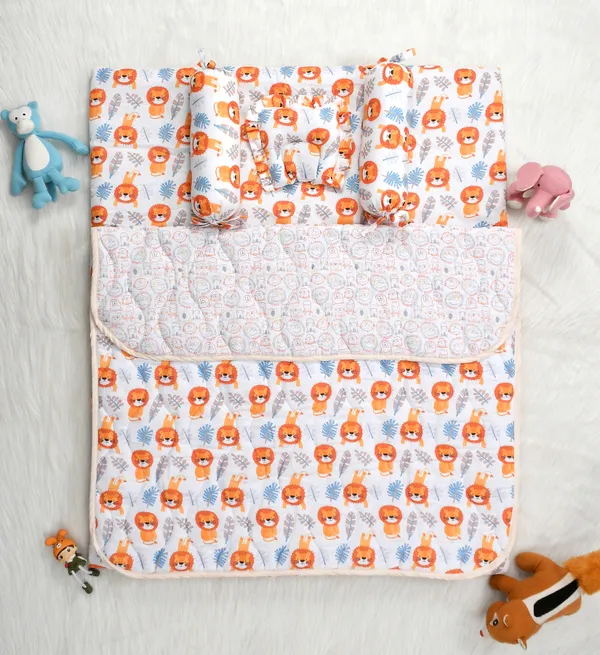 King_uncle_Bedding_Set:_Mattress,_Mustard_seed_pillow,_2_Bolsters,_and_quilt