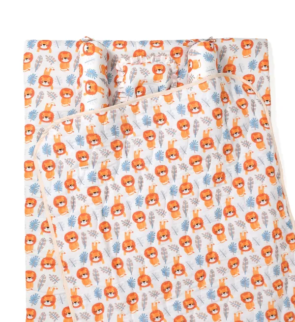 King_uncle_Bedding_Set:_Mattress,_Mustard_seed_pillow,_2_Bolsters,_and_quilt