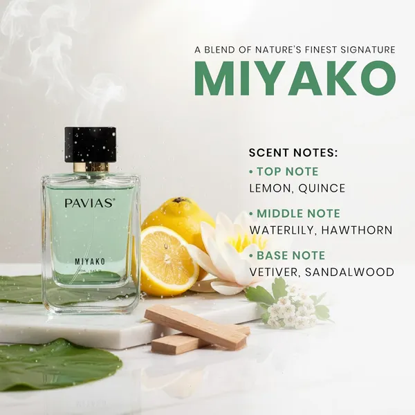 PAVIAS_Miyako_Perfume_for_Men_&_Women,_100ml_Eau_de_Parfum_|_Long_Lasting_Unisex_Fragrance_|_Fresh_Citrus_&_Floral_Scent