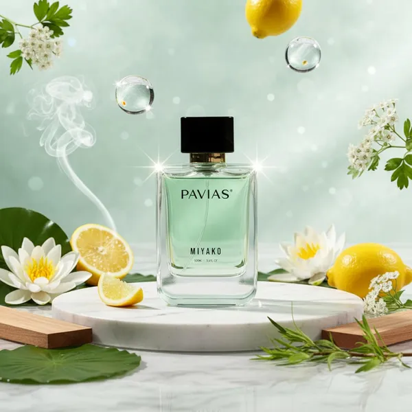 PAVIAS_Miyako_Perfume_for_Men_&_Women,_100ml_Eau_de_Parfum_|_Long_Lasting_Unisex_Fragrance_|_Fresh_Citrus_&_Floral_Scent
