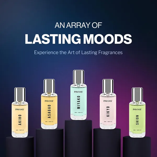 PAVIAS_Essence_Perfume_Gift_Set_Pack_of_5_Premium_Long-Lasting_Eau_de_Parfums_|_Unisex_Fragrances_for_Men_&_Women_|_Travel-Friendly_Scent_Combo_|_Ideal_for_Gifting_(5_x_20ml)