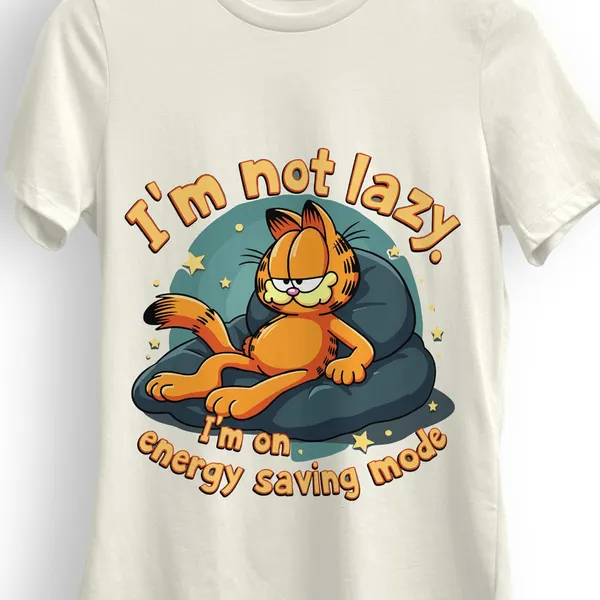 TrendzyKart_100%_Cotton_Garfield_Cartoon_Printed_Crew_Neck_T-Shirt__-_Off-White