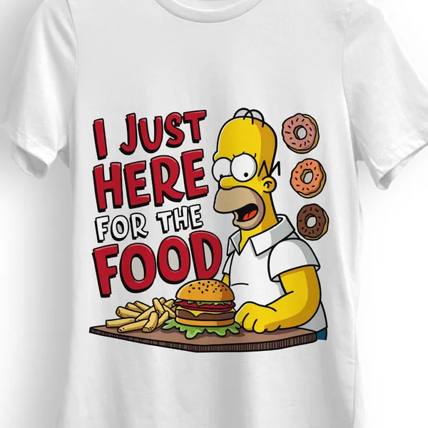 TrendzyKart_100%_Cotton_Simpsons_Cartoon_Printed_Crew_Neck_T-Shirt__-_White