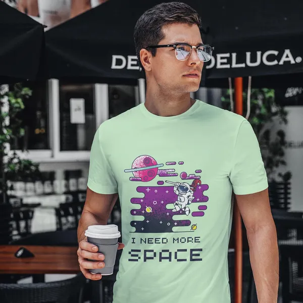 TrendzyKart_100%_Cotton_Space_Design_Printed_Crew_Neck_T-Shirt__-_Jade_Green